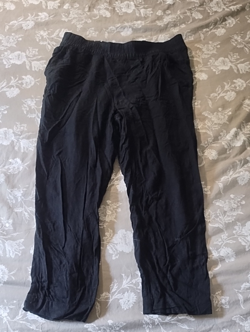 Jessica Simpson Black Women's Relaxed 100% Viscose Jogger Pants